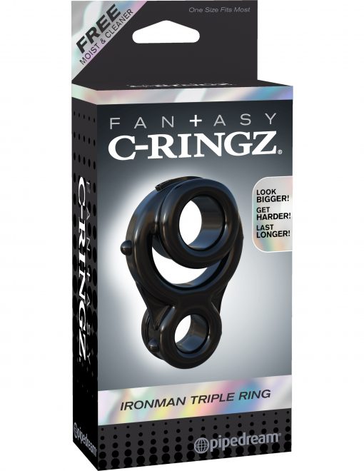 (D) FANTASY C-RINGZ IRONMAN TRIPLE RING