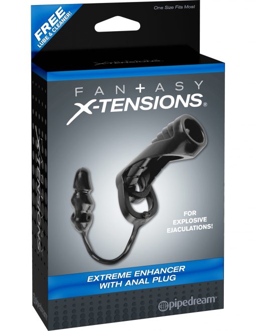 (d) fantasy x-tensions extreme enhancer with anal plug