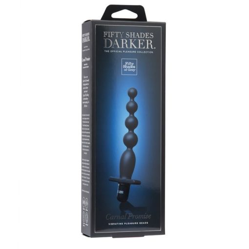 (D) FIFTY SHADES DARKER CARNAL PROMISE VIBRATING ANAL BEADS