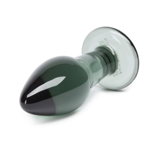 (D) FIFTY SHADES DARKER SO DARKER GLASS BUTT PLUG