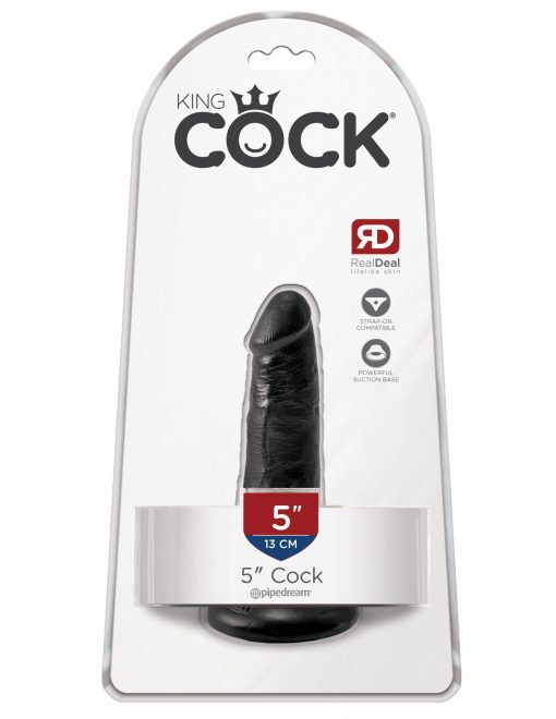 (D) KING COCK 5 COCK BLACK "