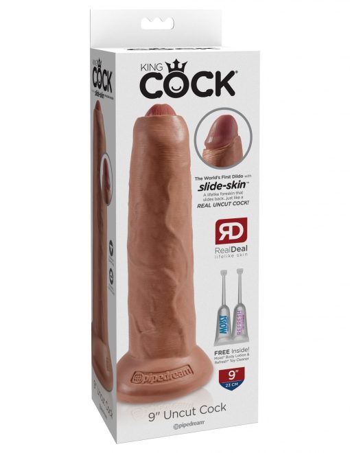 (D) KING COCK 9 UNCUT DILDO T "