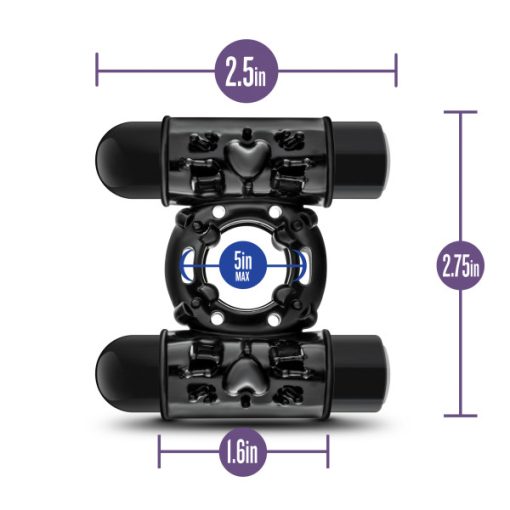 (D) PERFORMANCE PLUS DOUBLE THUNDER WIRELESS REMOTE RECHARGEABLE VIBRATING 3