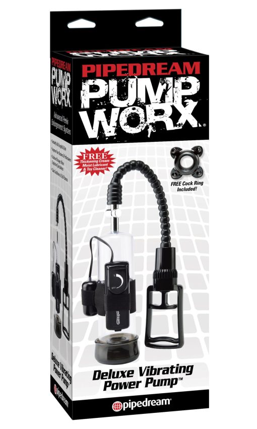 (D) PUMP WORX DELUXE VIBRATING POWER PUMP