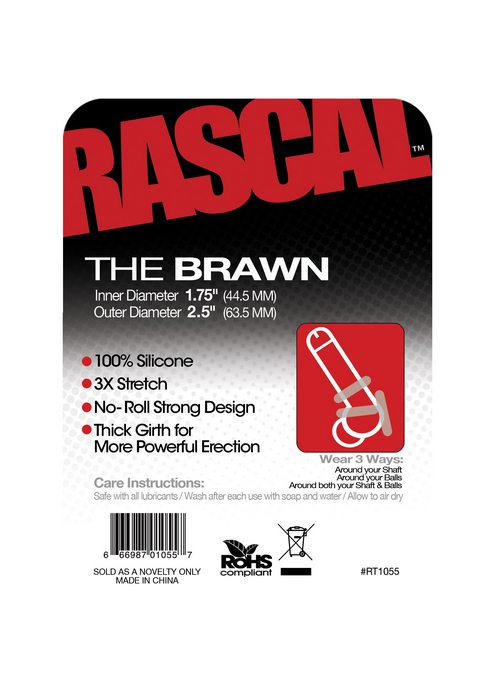 (D) RASCAL BRAWN CLEAR COCK RI 2