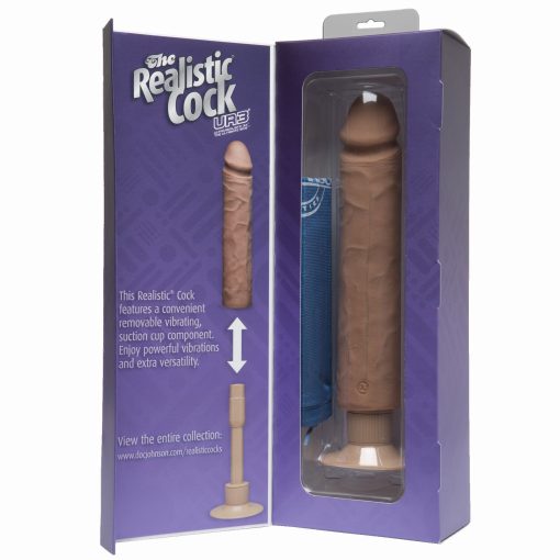 (D) REALISTIC COCK 10 VIB. BR "