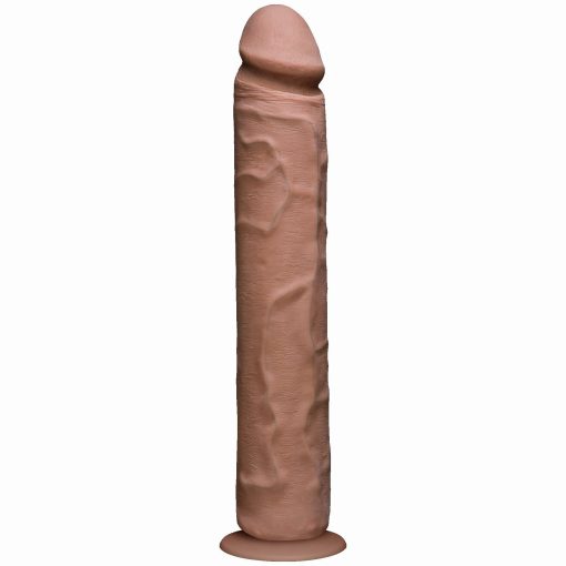 (D) REALISTIC COCK 12 BROWN "