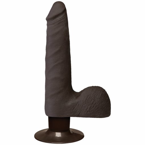 (D) REALISTIC COCK 7 SLIM VIB BLACK "