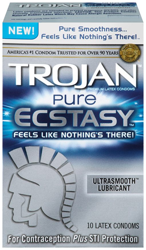 (D) TROJAN PURE ECSTASY 10PK