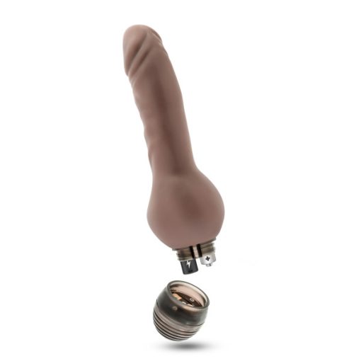 (D) X5 MR RIGHT NOW CHOCOLATE VIBRATING DILDO