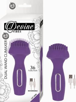 DEVINE VIBES DUAL WAND CLIMAXER PURPLE main