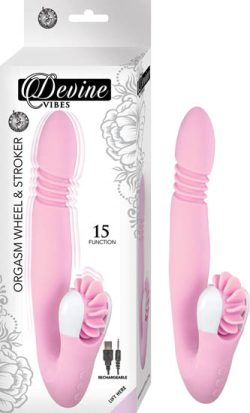 DEVINE VIBES ORGASM WHEEL & STROKER PINK main