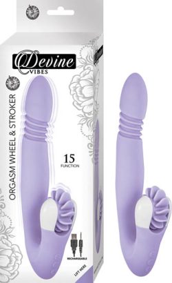 DEVINE VIBES ORGASM WHEEL & STROKER PURPLE main