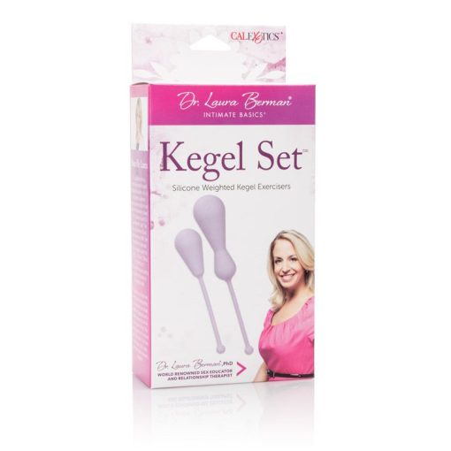 DR LAURA BERMAN KEGEL SET SILICONE WEIGHTED KEGEL EXERCISERS male Q