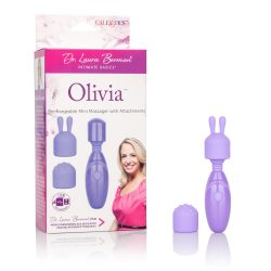 DR LAURA BERMAN OLIVIA RECHARGEABLE MINI MASSAGER W/ ATTACHMENTS main