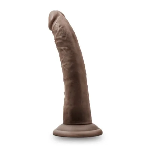 DR SKIN 7 COCK W SUCTION CUP CHOCOLATE " back