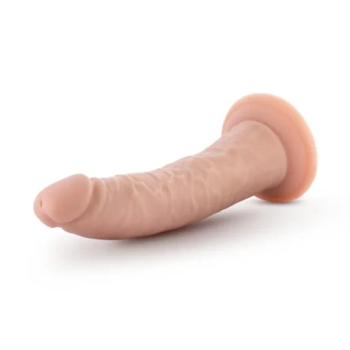DR SKIN 7 COCK W SUCTION CUP VANILLA " male Q