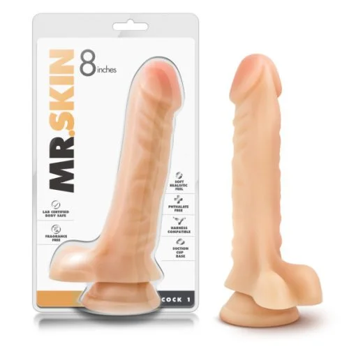 DR SKIN 8 COCK BEIGE MAGNUM DONG BEIGE " 2