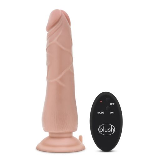 DR SKIN 9 10 FUNCTION WIRELESS REMOTE DILDO BEIGE " back