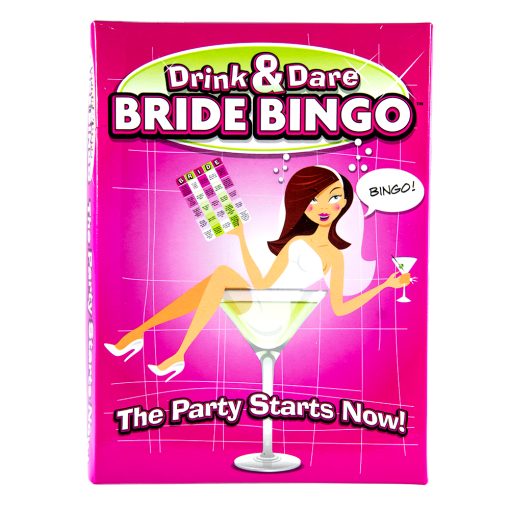 DRINK & DARE BRIDE BINGO back