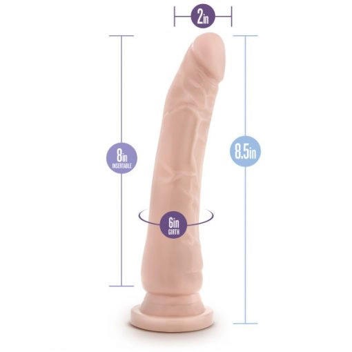 Dr skin basic 8. 5in with suction cup beige 3