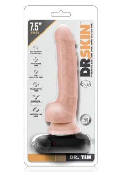 Dr Skin Dr Tim Vibe Cock W/suction Vanil Main