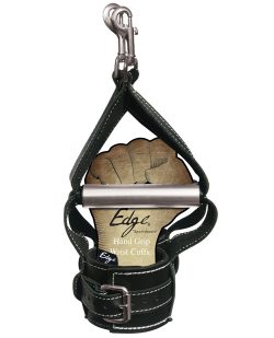 EDGE LEATHER HAND GRIP WRIST CUFFS main