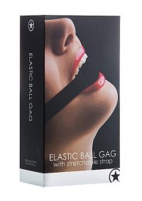 Ouch Elastic Ball Gag Black O/S
