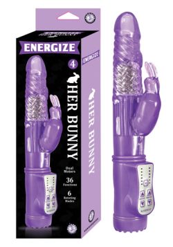 ENERGIZE HER BUNNY 4 PURPLE RABBIT VIBRATOR main