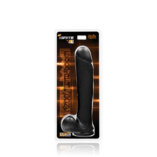 EXXXTREME DONG W/SUCTION BLACK 12IN details