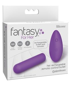 FANTASY FOR HER HER REMOTE CONTROL RECHARGEABLE BULLET main