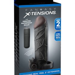 FANTASY X-TENSIONS VIBRATING REAL FEEL 2IN EXTENSION BL main