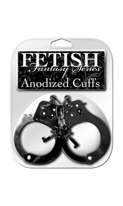 FETISH FANTASY ANODIZED CUFFS BLACK main