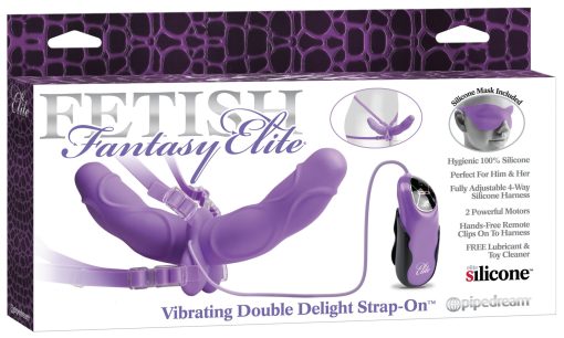 FETISH FANTASY ELITE VIB DOUBLE DELIGHT STRAPON 3