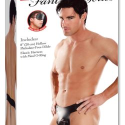 FETISH FANTASY MR BIG HOLLOW 8IN STRAP ON BLACK main