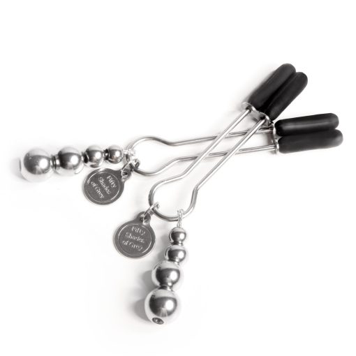 FIFTY SHADES ADJUSTABLE NIPPLE CLAMPS back