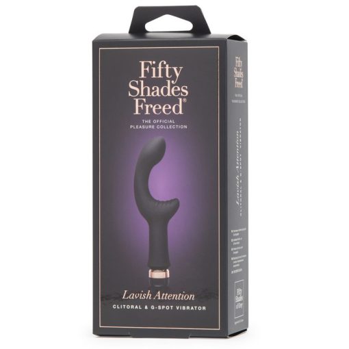 FIFTY SHADES FREED LAVISH ATTENTION RECHARGEABLE G-SPOT & CLITORAL VIBRATOR 2
