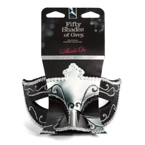 FIFTY SHADES MASQUERADE MASK TWIN PACK main