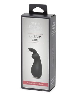 FIFTY SHADES OF GREY GREEDY GIRL RECHARGEABLE CLITORAL RABBIT VIBRATOR main