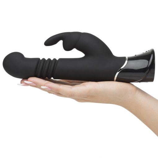 FIFTY SHADES OF GREY GREEDY GIRL RECHARGEABLE THRUSTING G-SPOT RABBIT VIBRATOR (Out male Q