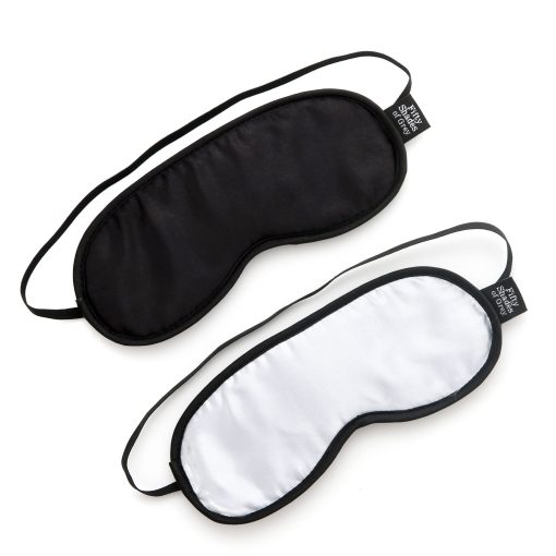 Fifty shades soft twin blindfold set back