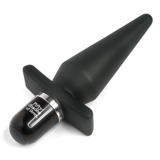 FIFTY SHADES VIBRATING BUTT PLUG GREY details