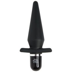 FIFTY SHADES VIBRATING BUTT PLUG GREY main