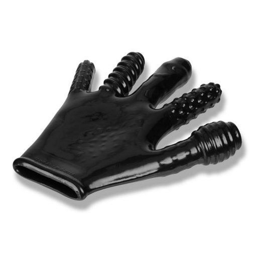 FINGER FUCK TEXTURED GLOVE OXBALLS BLACK (NET) details