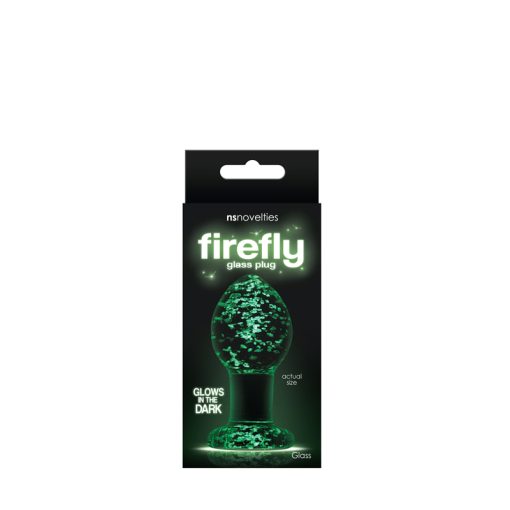 FIREFLY GLASS PLUG MEDIUM CLEAR main