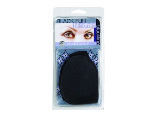 FUR BLINDFOLD BLACK back