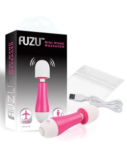 FUZU RECHARGEABLE & TRAVEL SIZE MINI WAND PINK main