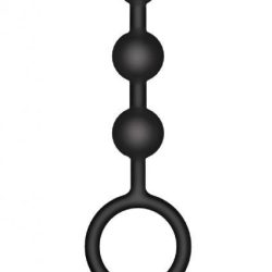 Frederick's of Hollywood Silicone Anal Beads Black Main