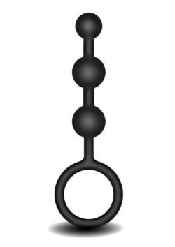 Frederick's of Hollywood Silicone Anal Beads Black Main