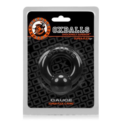 GAUGE COCKRING OXBALLS BLACK (NET) male Q